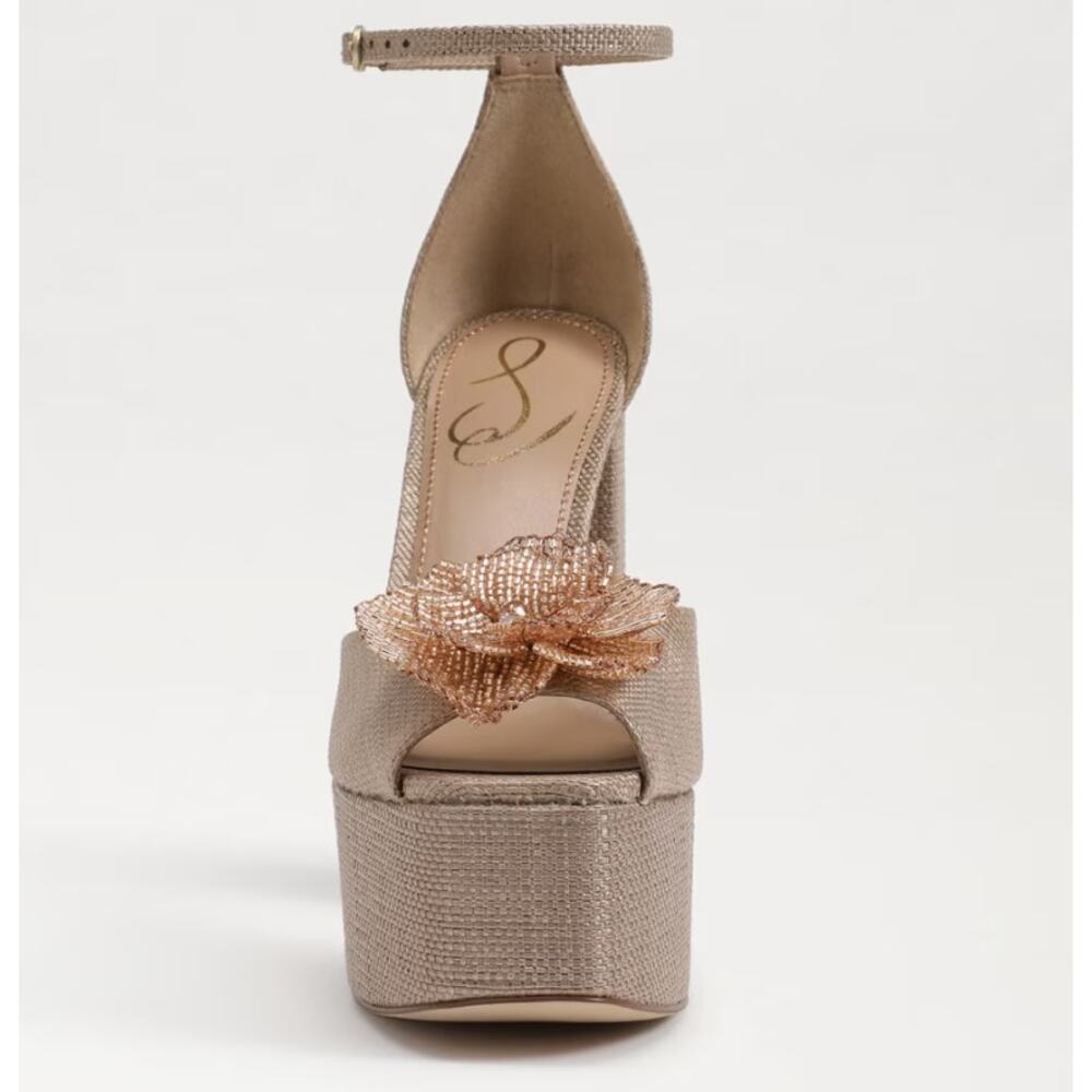 Sam Edelman KORI FLORA Platform Peep-Toe Heel Floral | Sz 9.5 New $170 - Picture 3 of 7